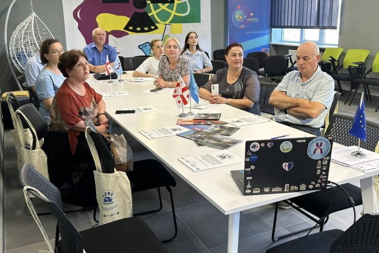 The VETRPO project researchers’ meeting with the representatives of the  integrated master’s program in veterinary medicine at the Shota Meskhia Zugdidi State Teaching University